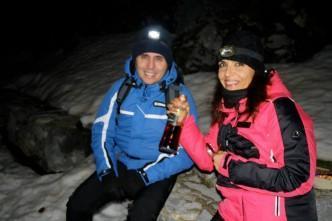 Ciaspolata sul Pollino di notte