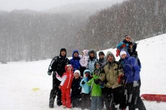 Divertimento sotto la neve sul Pollino