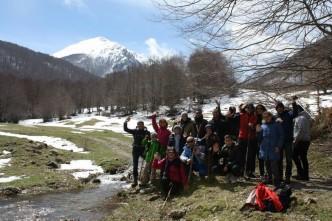 Escursionisti sul Pollino per un weekend