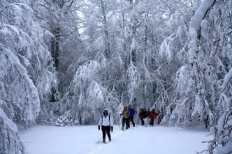 Trekking sul Pollino con la neve