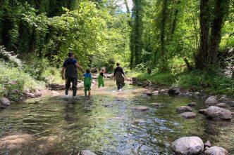 Percorso intermedio di acquatrekking sul Pollino